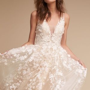 Sold) Bhldn ariane gown